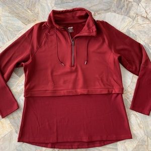 Athleisure quarter zip